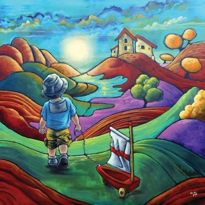 On The Way To Adventure by Veronique Peytour framed wall art