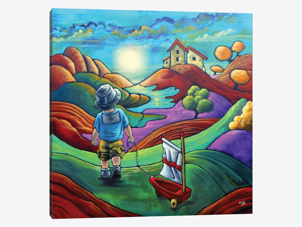 On The Way To Adventure by Veronique Peytour 1-piece Canvas Art