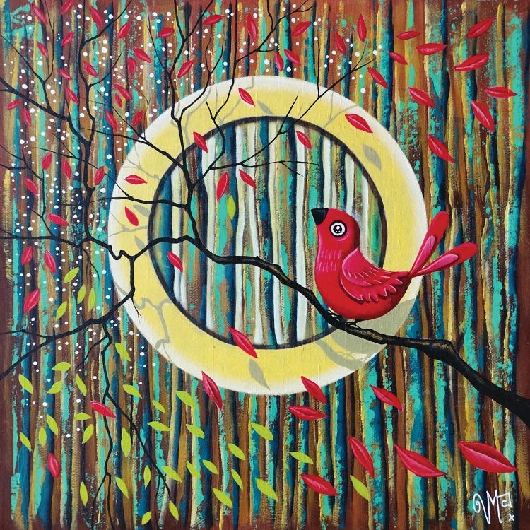 The Amorous Blackbird by Veronique Peytour wall art