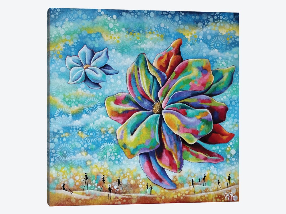 The Power Of Flowers by Veronique Peytour 1-piece Canvas Wall Art