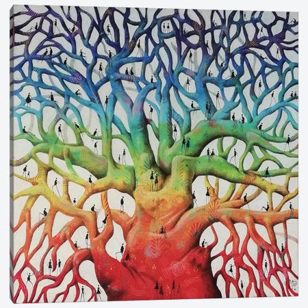 The Tree Of Life Canvas Print #VPY41} by Veronique Peytour Canvas Print