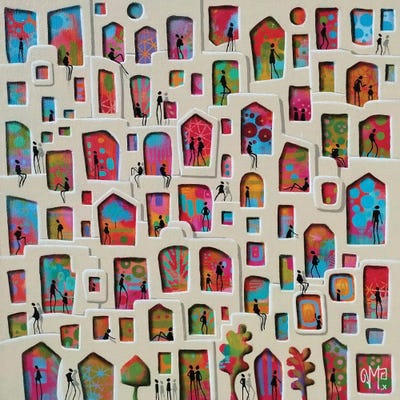 Together by Veronique Peytour canvas print