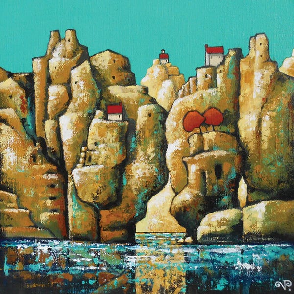 Veronique Peytour: From The Top Of The Cliff 6 by Veronique Peytour