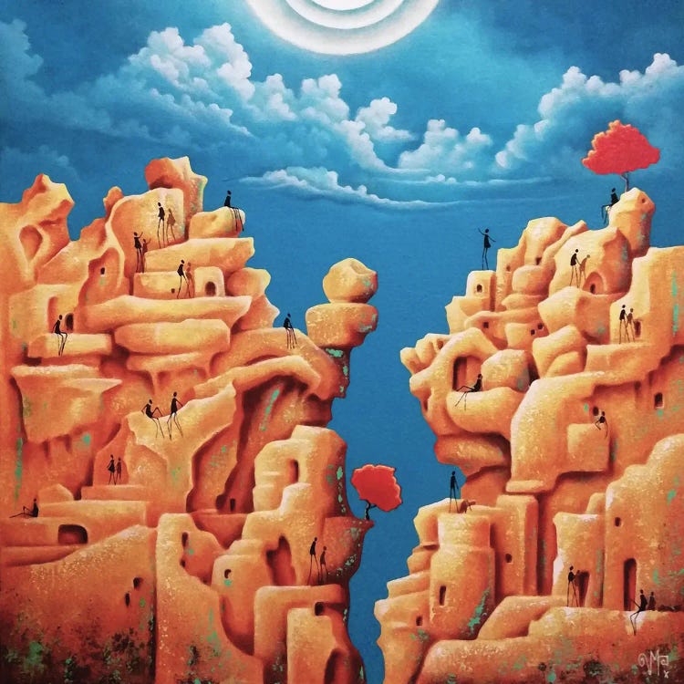 Hello Up There by Veronique Peytour wall art