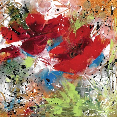 Flowers For A Loved One IV by Vera Hoi canvas print