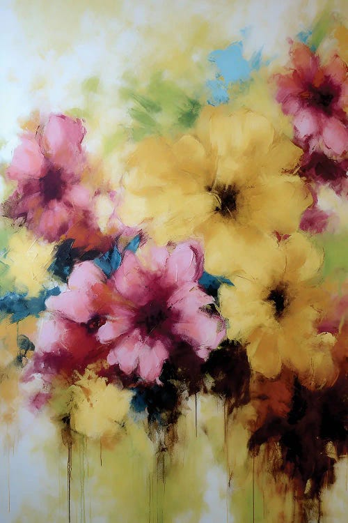 Colored Powder Flowers II by Vera Hoi wall art