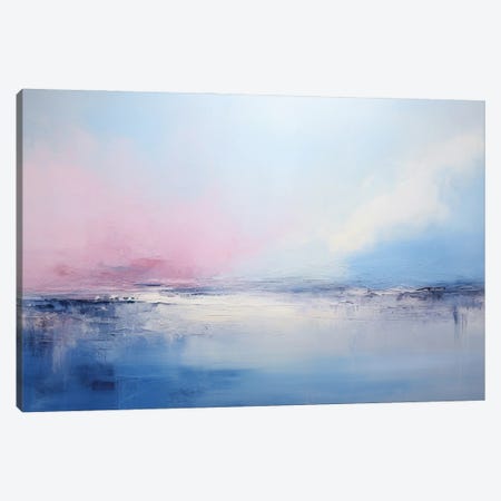 Pink And Blue Serenity Canvas Print #VRA149} by Vera Hoi Canvas Print