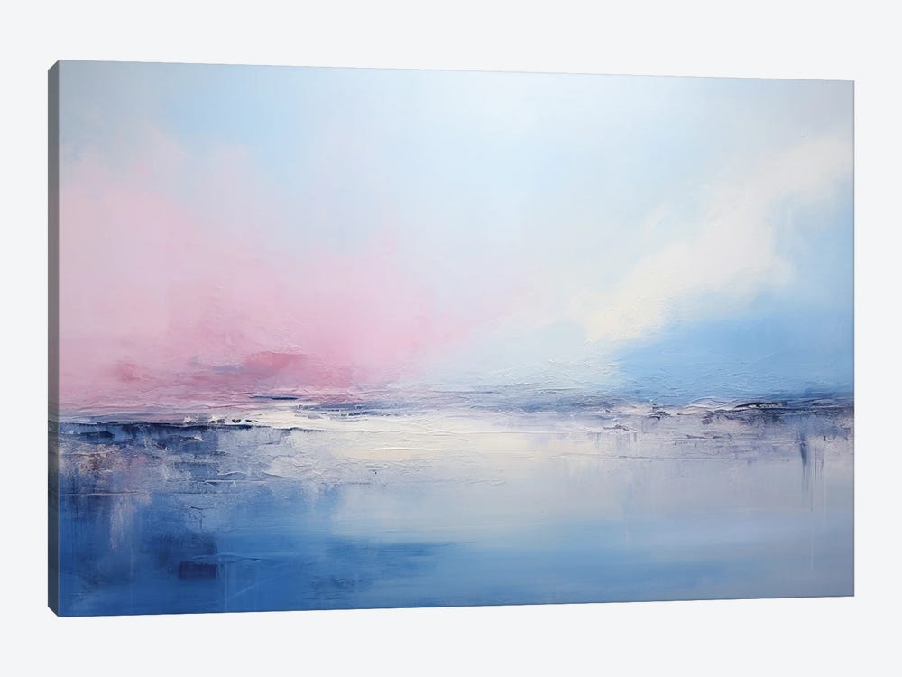 Pink And Blue Serenity by Vera Hoi 1-piece Art Print