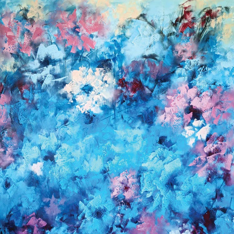 Abstract Floral Symphony by Vera Hoi wall art