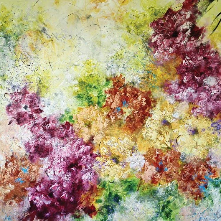 Blooming Abstraction by Vera Hoi wall art