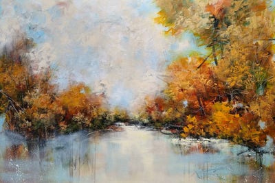 Autumn Melody by Vera Hoi multi panel art