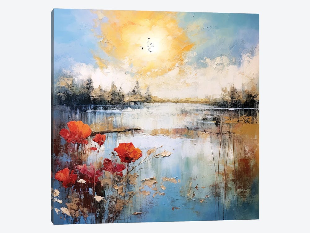 Forrest Lake by Vera Hoi 1-piece Canvas Print