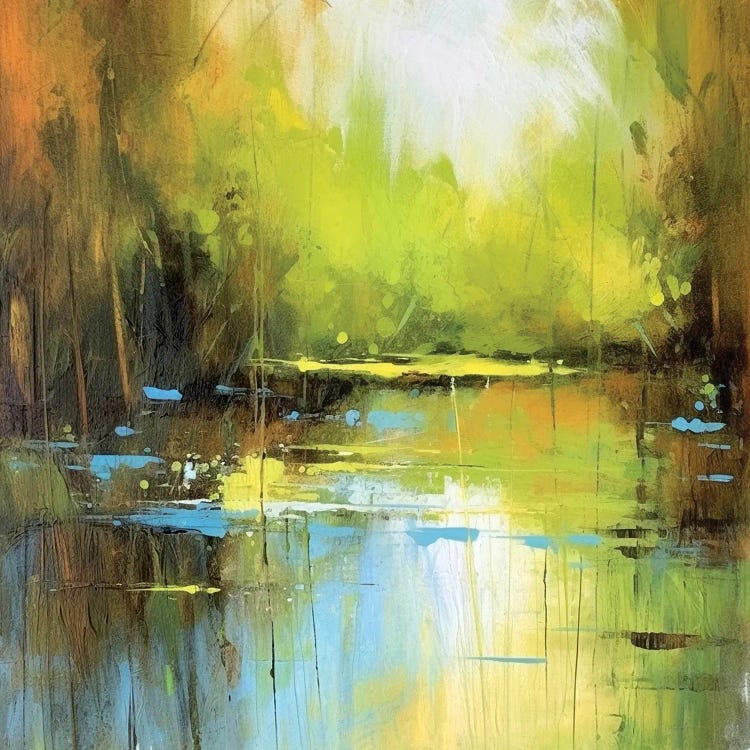 Peaceful Pond by Vera Hoi wall art