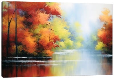 Autumn Mood Canvas Art Print - Vera Hoi