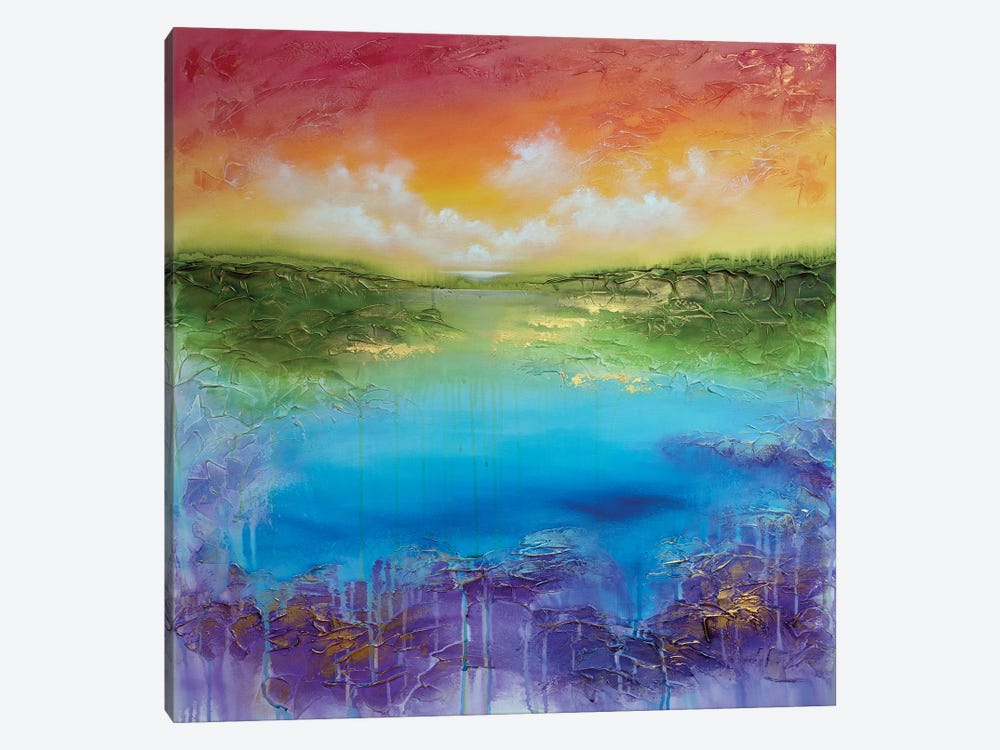 The Colors Of Love by Vera Hoi 1-piece Canvas Artwork