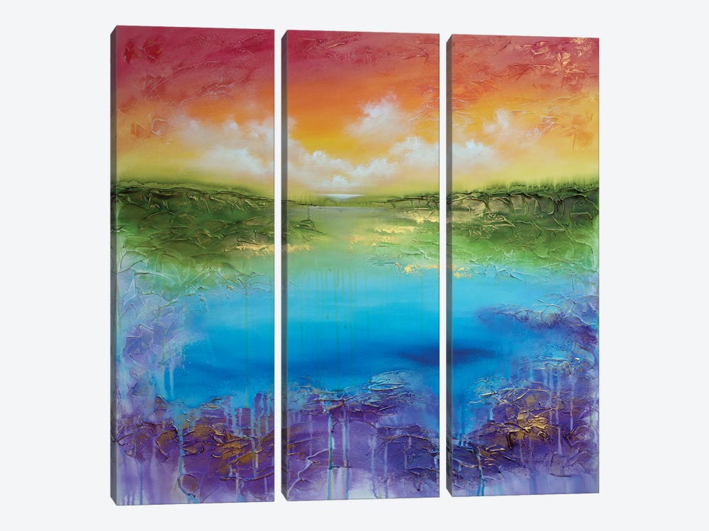 The Colors Of Love by Vera Hoi 3-piece Canvas Art