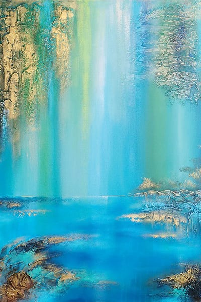 Large Art for Bathroom - Canvas Prints: Under The Willow by Vera Hoi
