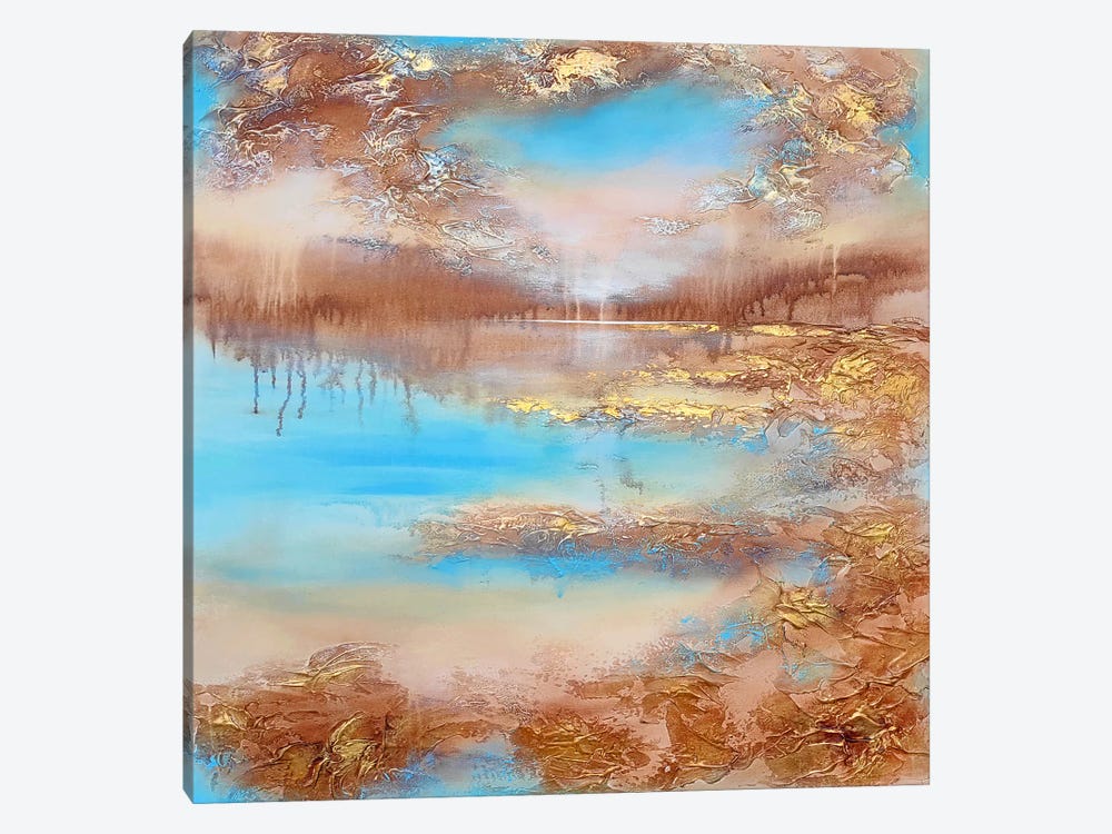 Morning On The Golden Shore by Vera Hoi 1-piece Canvas Artwork
