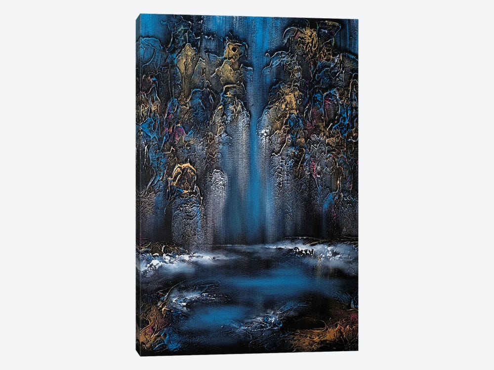Night Waterfall by Vera Hoi 1-piece Canvas Wall Art