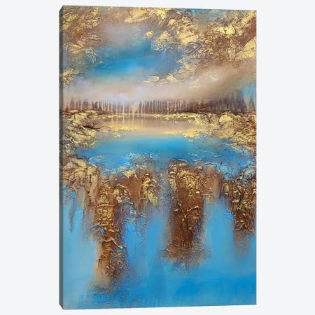Be Like The Flow Canvas Print #VRA95} by Vera Hoi Canvas Art