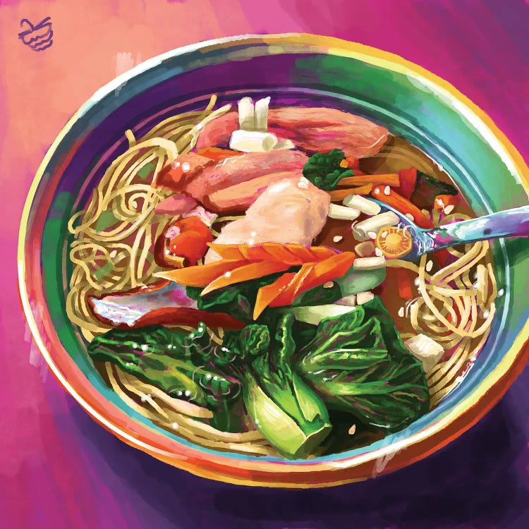 Ramen by Very Berry wall art