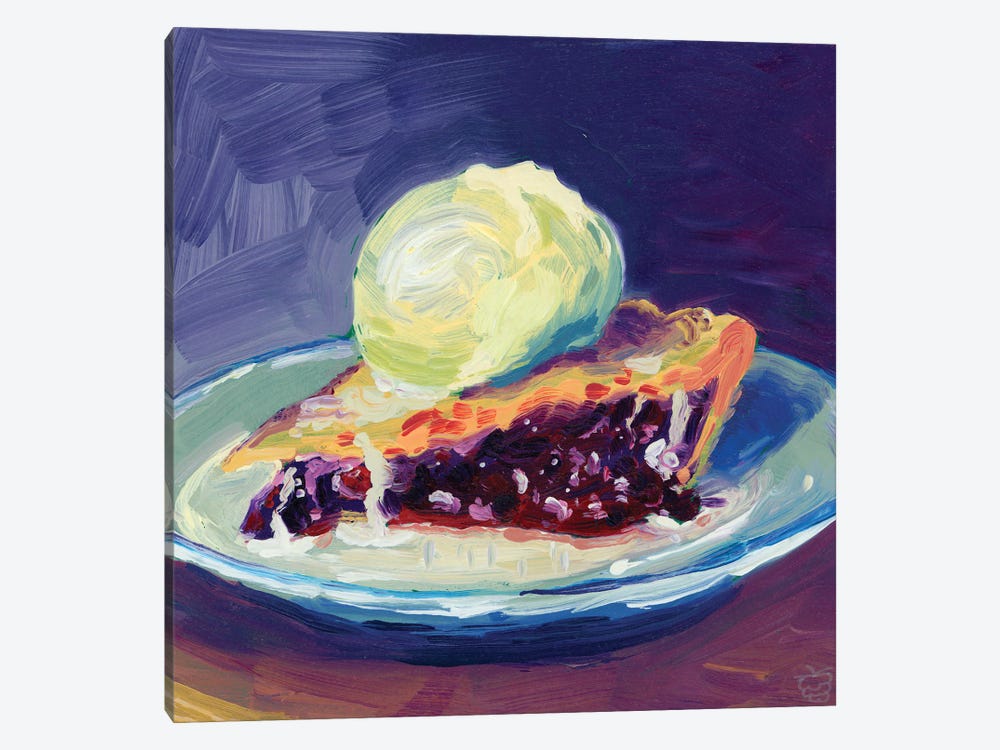 Blueberry Pie by Very Berry 1-piece Canvas Print