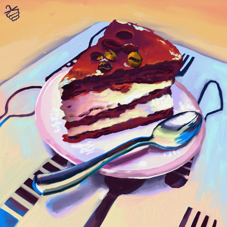 Chocolate Coffee Cake by Very Berry wall art