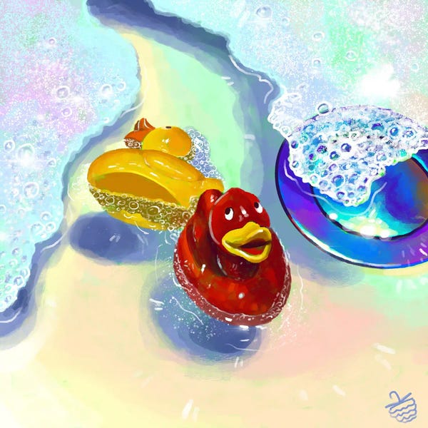 Bathroom Break: Rubber Ducks by Very Berry