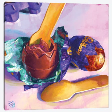 Cadbury Cream Eggs Canvas Print #VRB13} by Very Berry Canvas Artwork