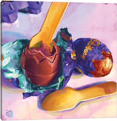 Cadbury Cream Eggs Canvas Art Print - Very Berry