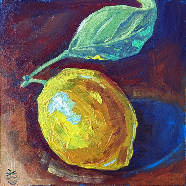 Lemons & Limes: A Single Lemon by Very Berry