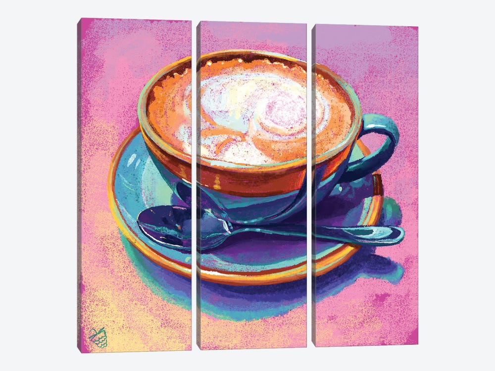 Cappuccino by Very Berry 3-piece Canvas Art Print