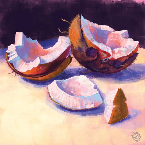 Food & Drink Still Life: Coconut by Very Berry