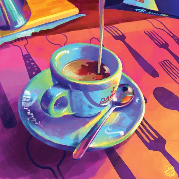 Kitchen: Coffee And Cream by Very Berry