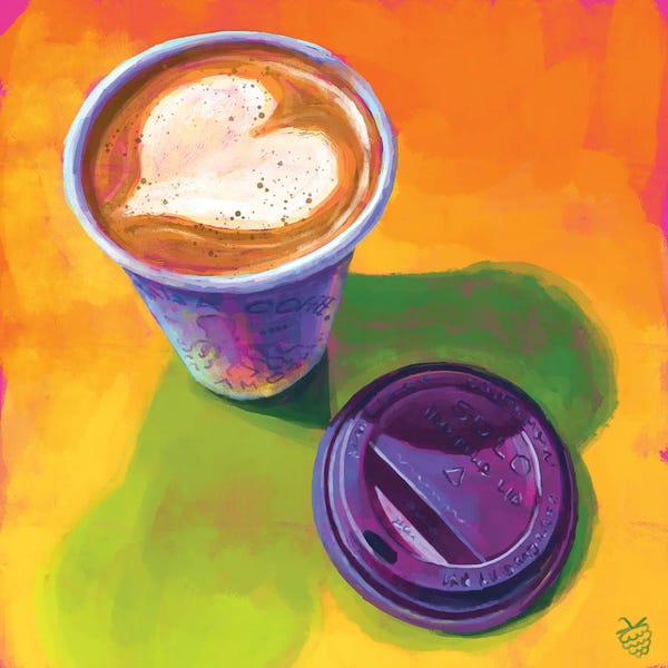 Hearts: Coffee To Go by Very Berry