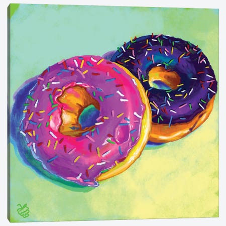 Donuts Canvas Print #VRB28} by Very Berry Art Print