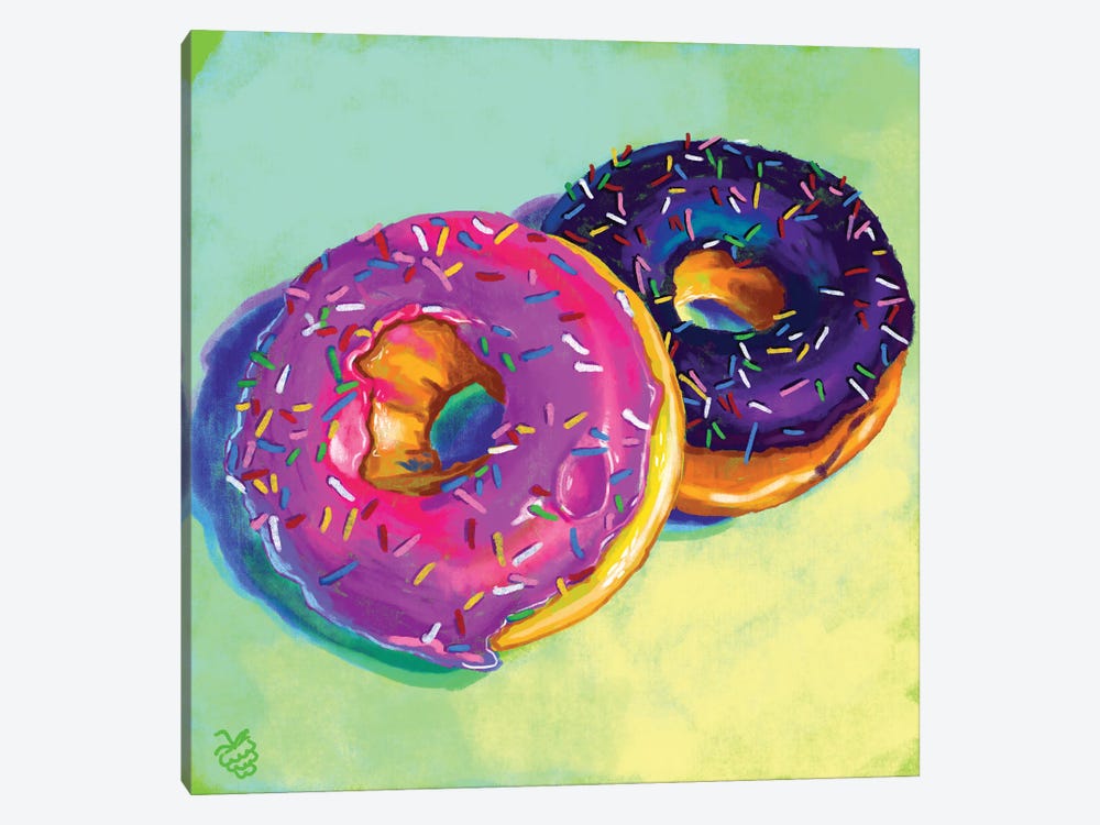 Donuts by Very Berry 1-piece Canvas Art