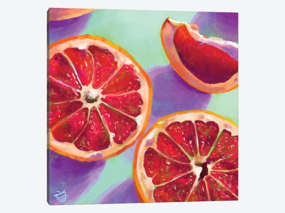 Grapefruits by Very Berry 1-piece Canvas Art