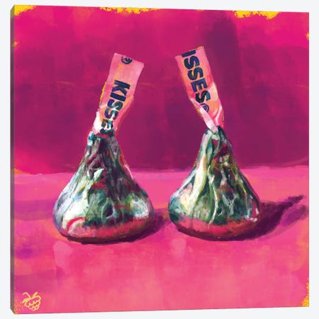 Hershey's Kisses Canvas Print #VRB38} by Very Berry Canvas Artwork