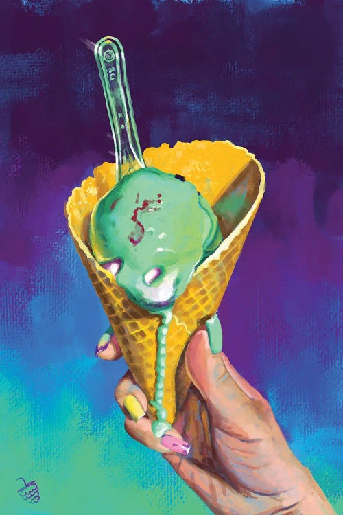 Ice Cream In A Cone