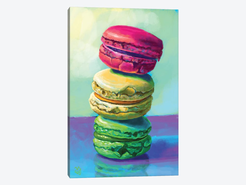 Macaron Stack by Very Berry 1-piece Art Print
