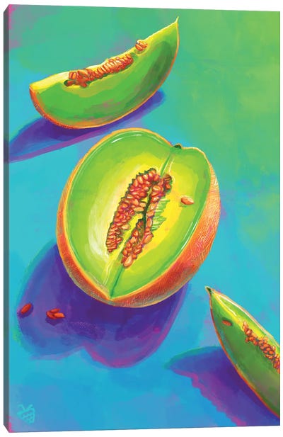 Melons Canvas Art Print - Melon Art