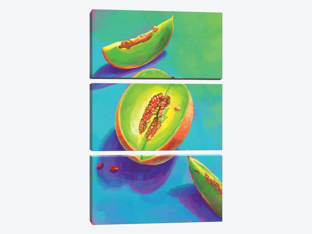 Melons by Very Berry 3-piece Art Print
