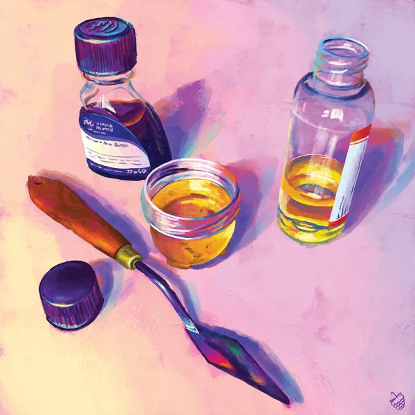 Creativity: Oil Paint Mediums by Very Berry