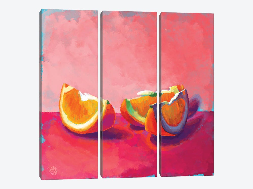 Orange Slices by Very Berry 3-piece Art Print