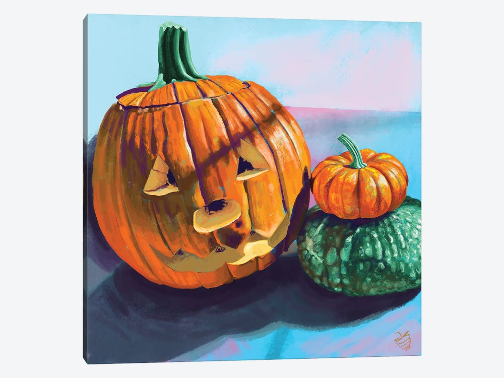 Pumpkin Patch by Very Berry 1-piece Canvas Art