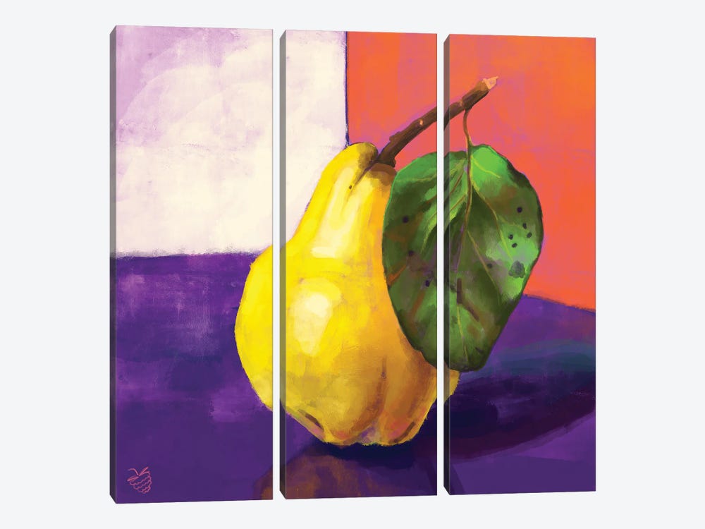 Quince by Very Berry 3-piece Canvas Art Print
