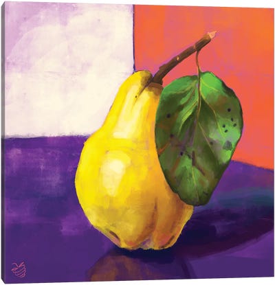 Quince Canvas Art Print - Pear Art