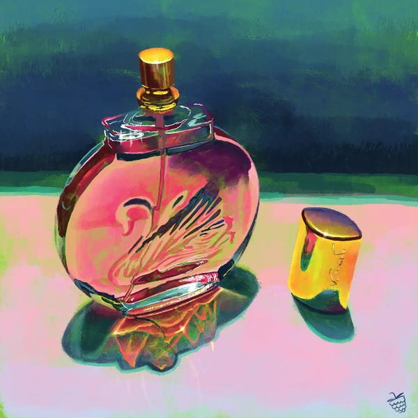 Barbiecore: Pink Swan Perfume - Gloria Vanderbilt Minuit A New York by Very Berry