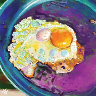 Sunny Side Up by Very Berry canvas print